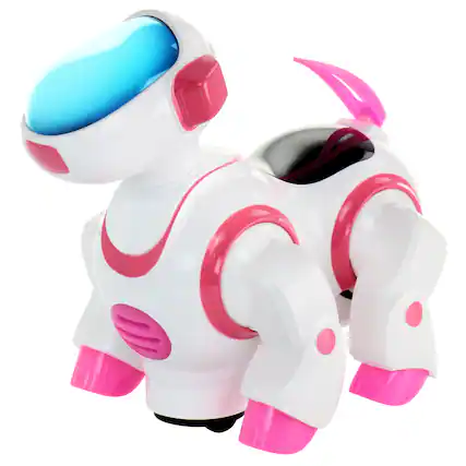Front. Vivitar - Vivitar Robo Dancing Robot Dog in Pink - Pink.