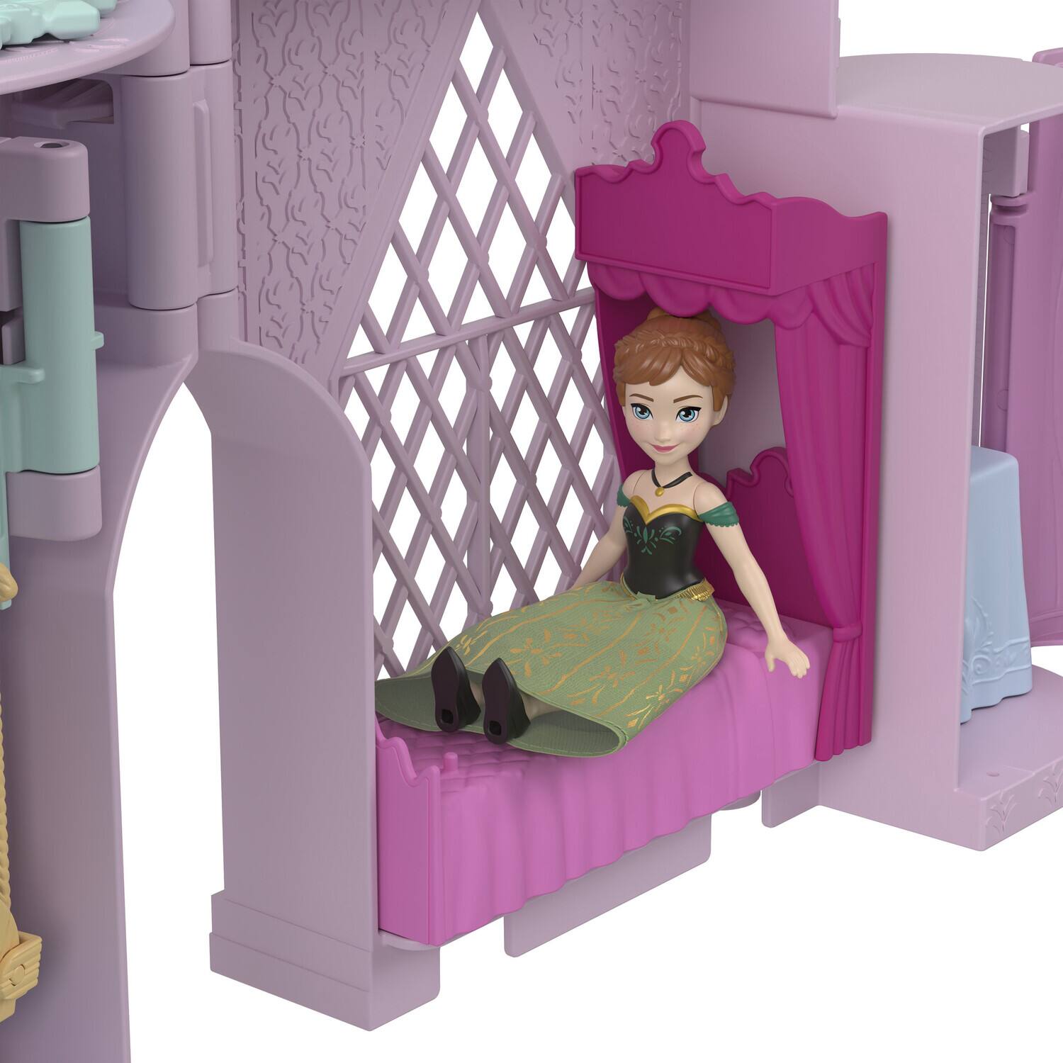 Alt View 4. Mattel - Mattel - Disney Frozen Storytime Stackers: Anna's Arendelle Castle   - Collectibles - Multicolor.