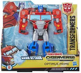 Hasbro - Transformers Cyberverse Action Attackers | Ultra Class Optimus Prime - Red