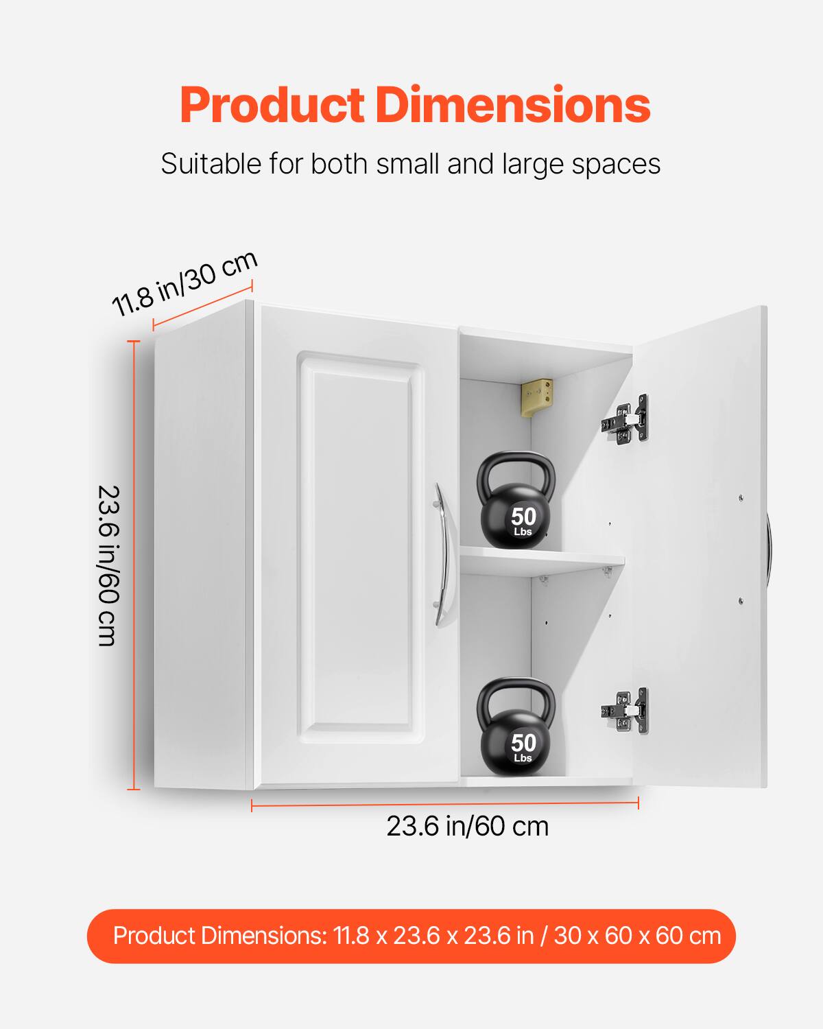 Product Dimensions: 11.8 x 23.6 x 23.6 in / 30 x 60 x 60 cm
