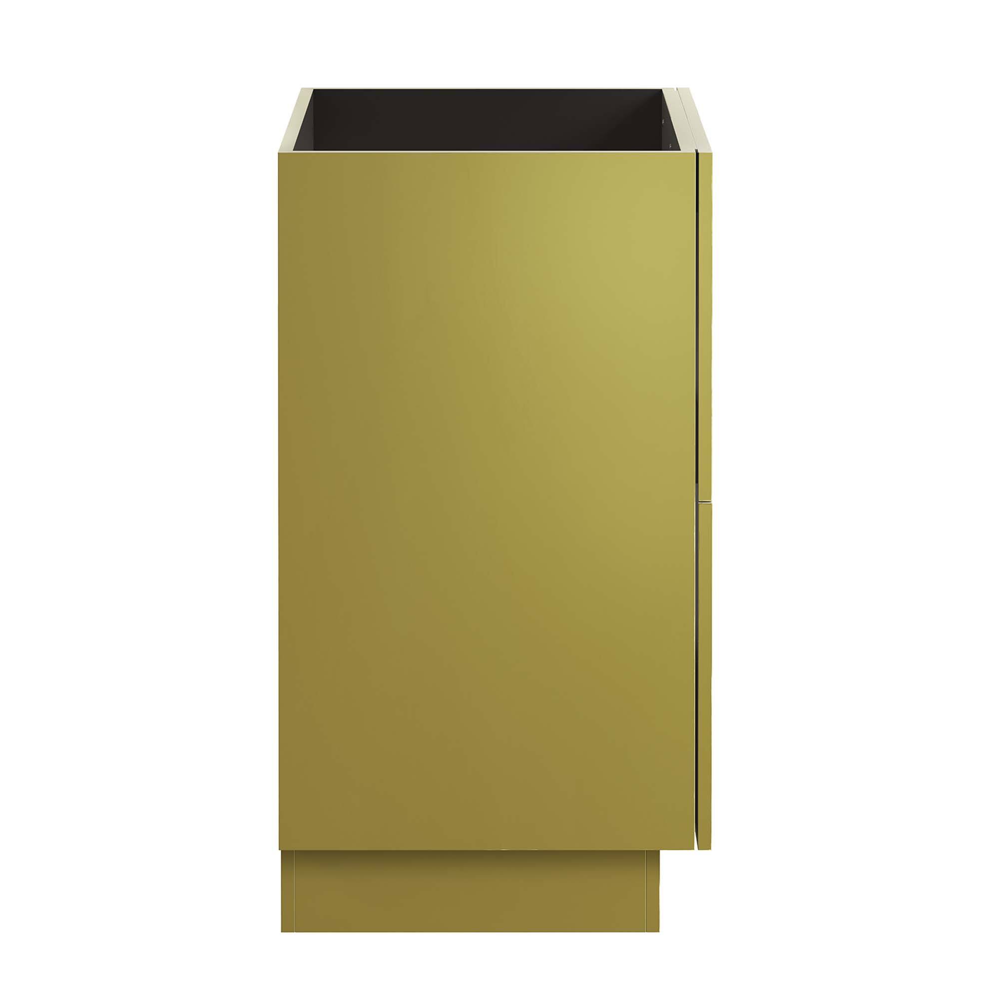 Alt View 1. Modway - Quantum Bathroom Cabinet Basin Not Included by Modway - Gold.