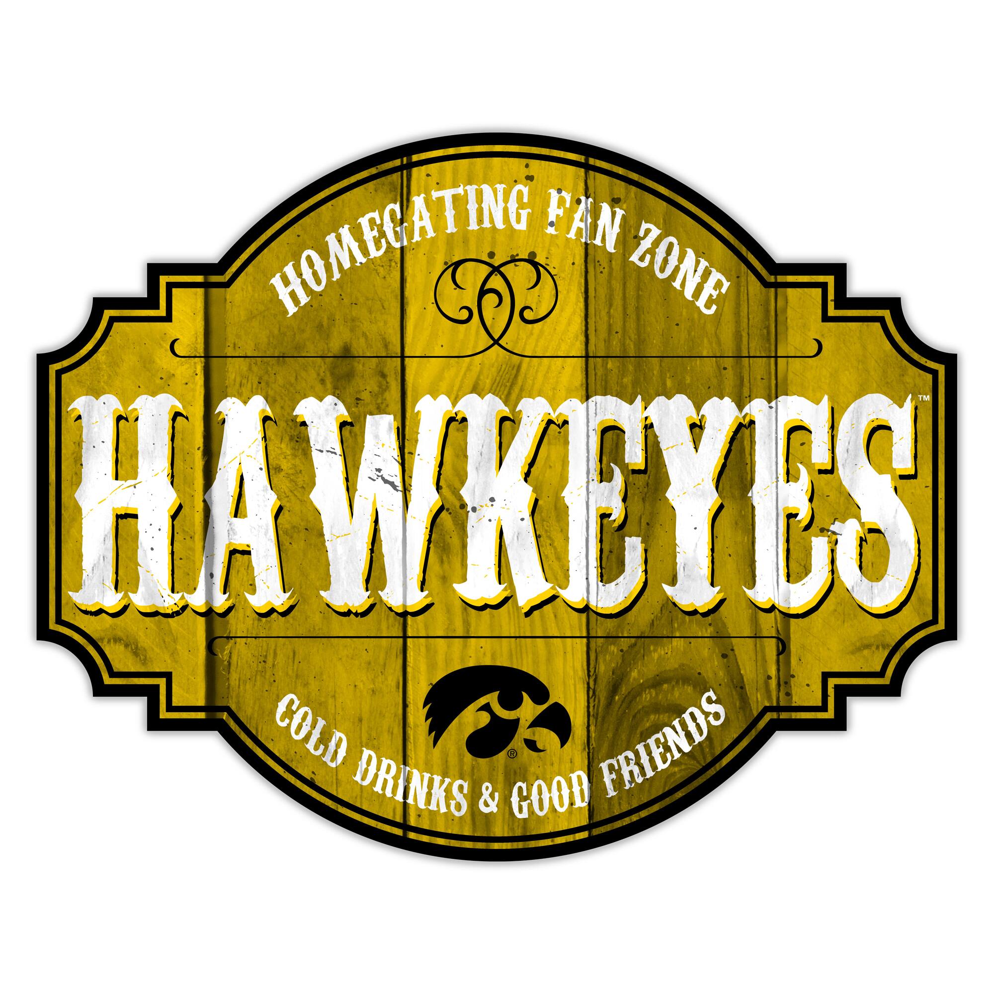 Iowa Hawkeyes 24'' Homegating Tavern Sign