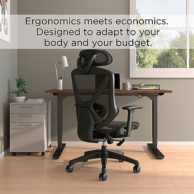 Ergonomics meets economics.  
Designed to adapt to your body and your budget.