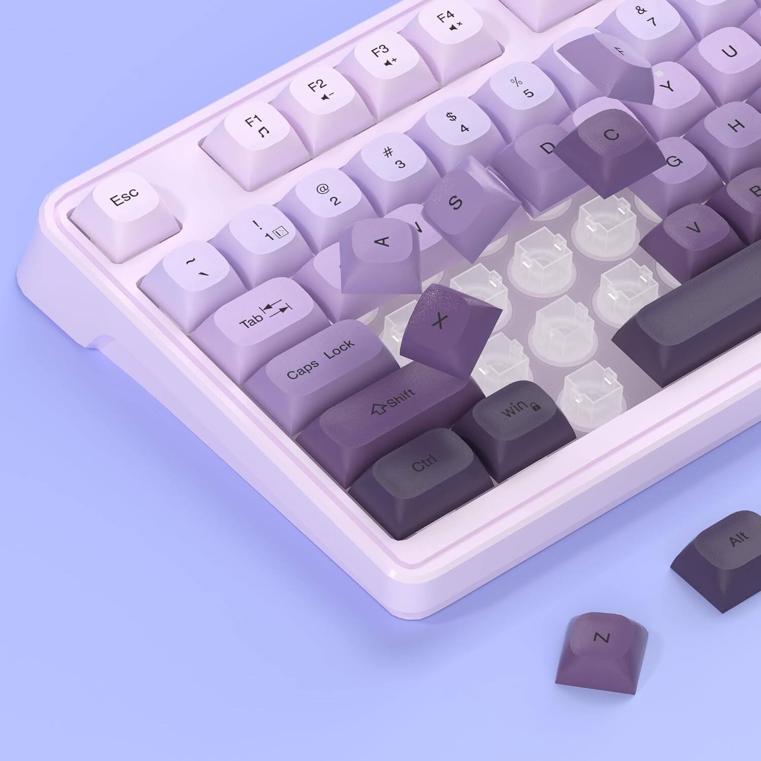 Esc  
F1  ! 1  
F2  @ 2  
F3 # 3 V  
F4 $ 4 S  
% 5 D  
& 7 F Y C G I V  
U H B  
Tab  
Caps Lock  
X Shift Ctrl  
win  
Alt  
N