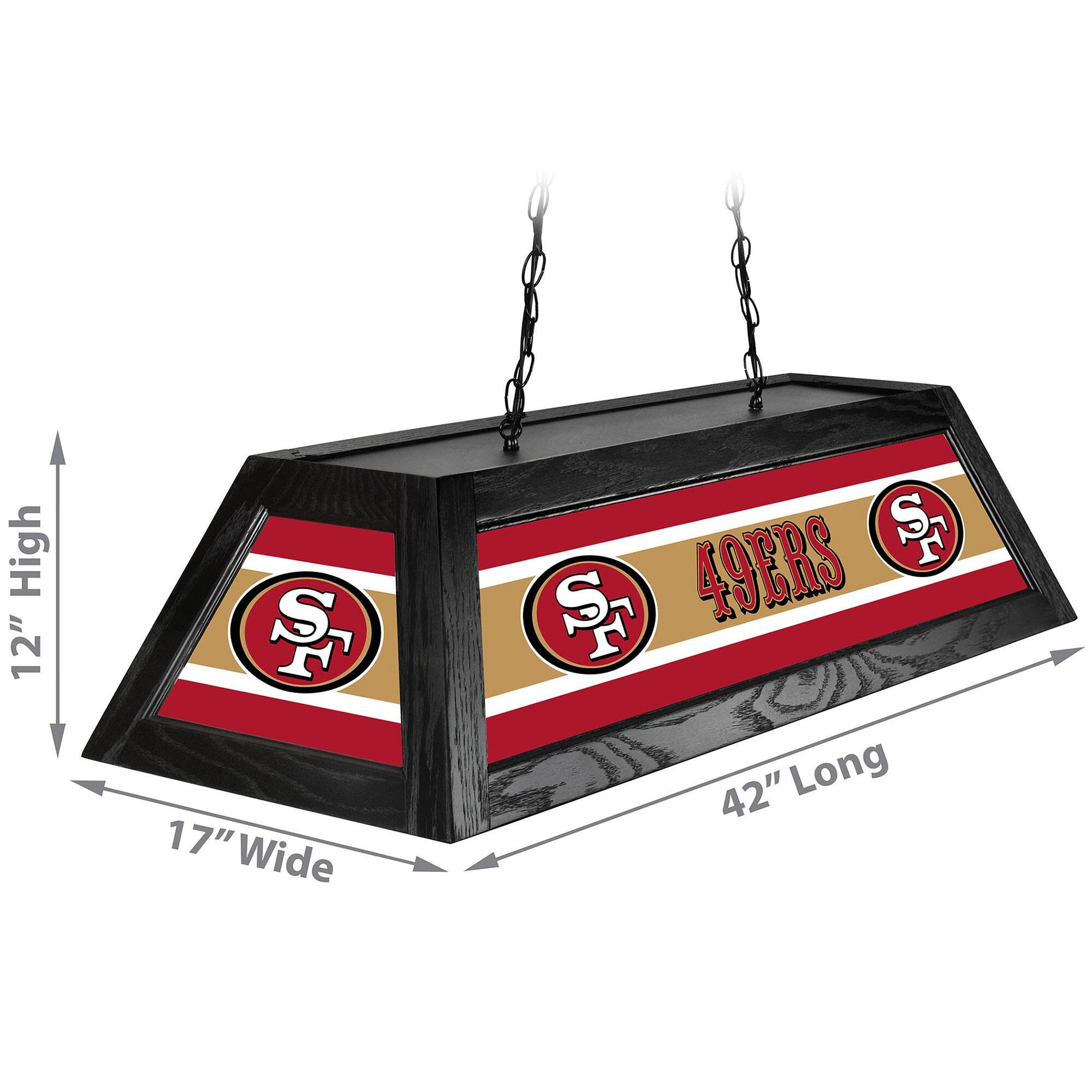 High 12"  
S 17"  
17"Wide  
49ERS SC  
S 1  
42" Long