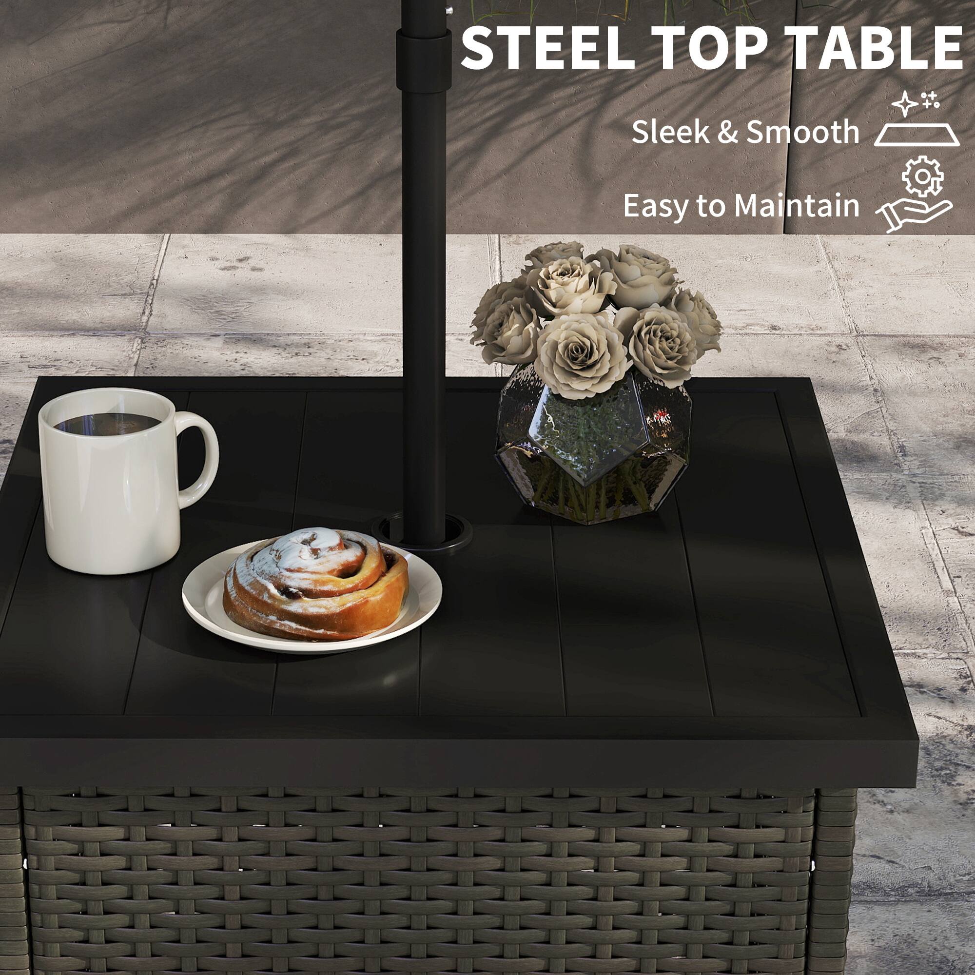 STEEL TOP TABLE
Sleek & Smooth
Easy to Maintain
