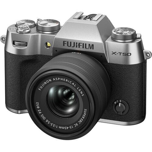 FUJIFILM X-T50 FUJINON ASPHERICAL LENS 052 PZ SUPER OIS 1:3.5-5.6 EBC XC 15-45mm MCS S
