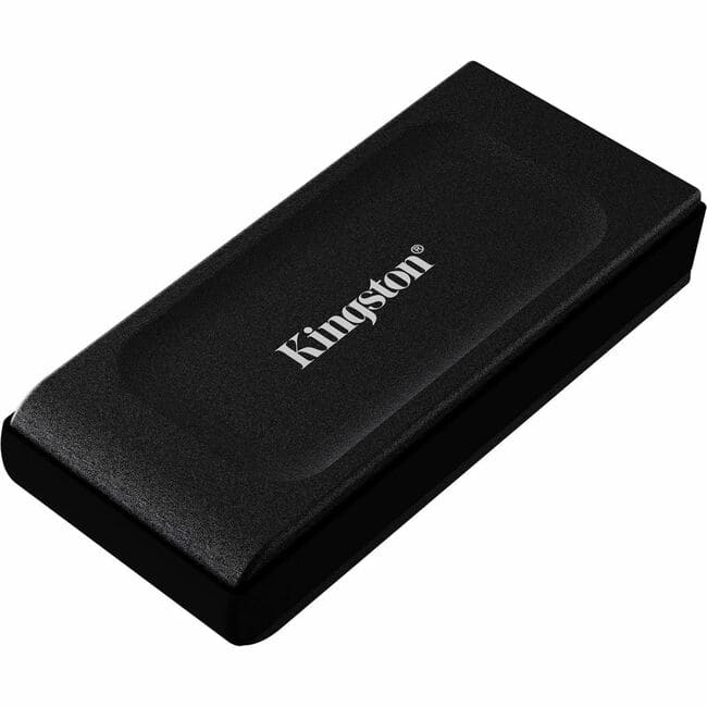Kingston - XS1000 1 TB Portable Solid State Drive - External - USB 3.2 (Gen 2) - 1050 MB/s Maximum Read Transfer Rate