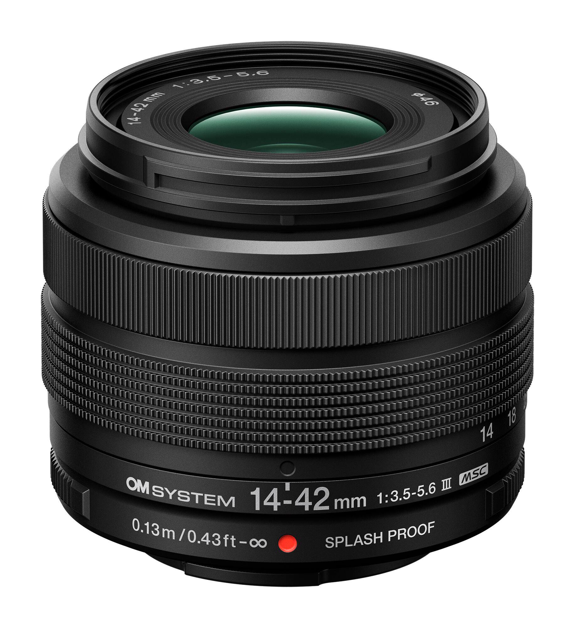 - 1:3.5-5.6 42 mm 14-42
- 46
- 18 14 MO III MSC OMSYSTEM 14-42 mm 1:3.5-5.6 0.13m/0.43ft-co SPLASH PROOF
