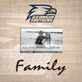 Fan Creations - Georgia Southern Eagles 10'' x 10'' Burlap Pattern Frame - Multicolor