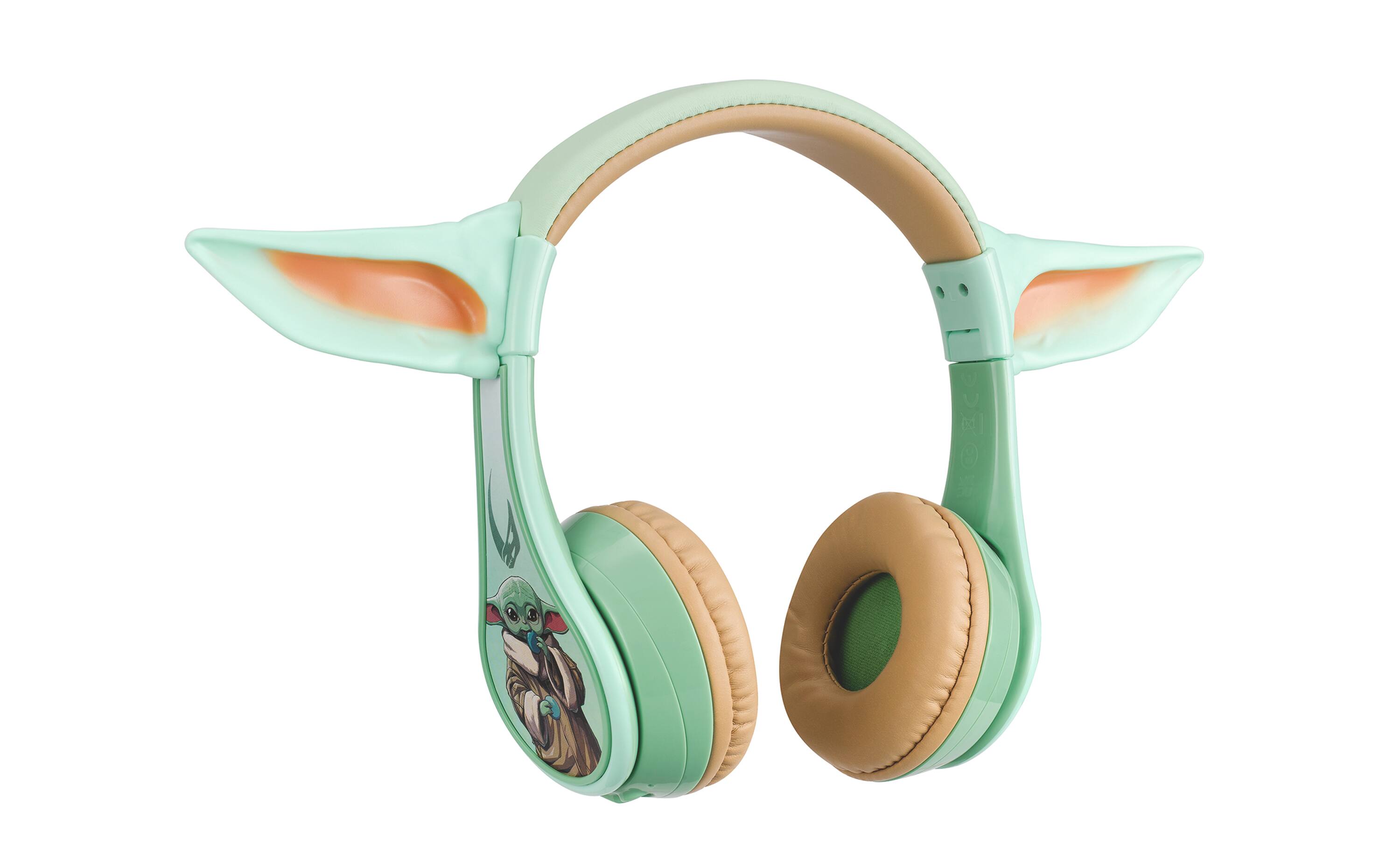 Front. eKids - The Mandalorian and Grogu Bluetooth Headphones for Kids.