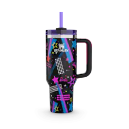 The Barbie™ x Stanley Icon Quencher 1.18L Tumbler Large Capacity Car Mug Daily Multiple Colors Water Bottle - 80's Rockers