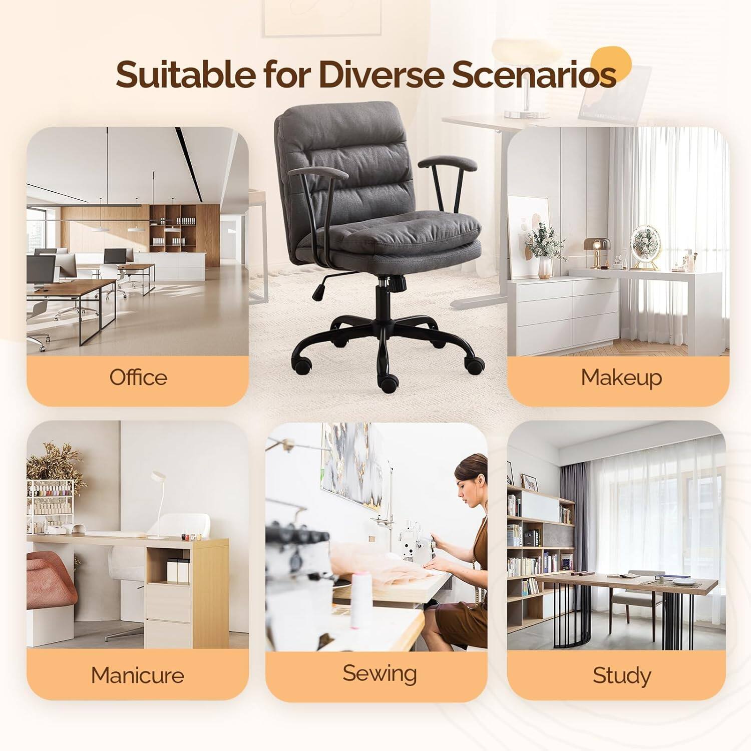 Suitable for Diverse Scenarios

- Office
- Makeup
- Manicure
- Sewing
- Study