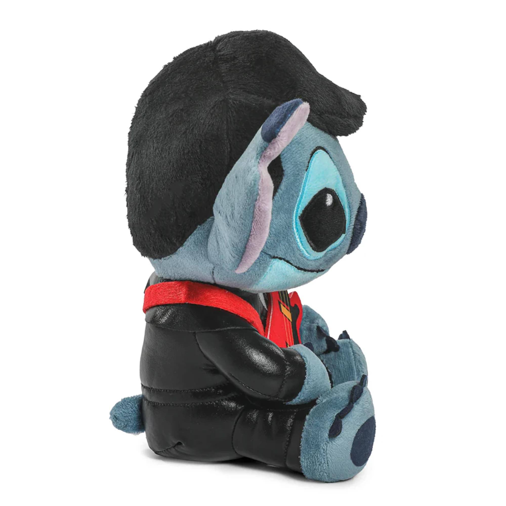 Alt View 10. Kidrobot - Disney Lilo & Stitch 9 Inch Elvis Stitch Plush | Black Leather - Blue.