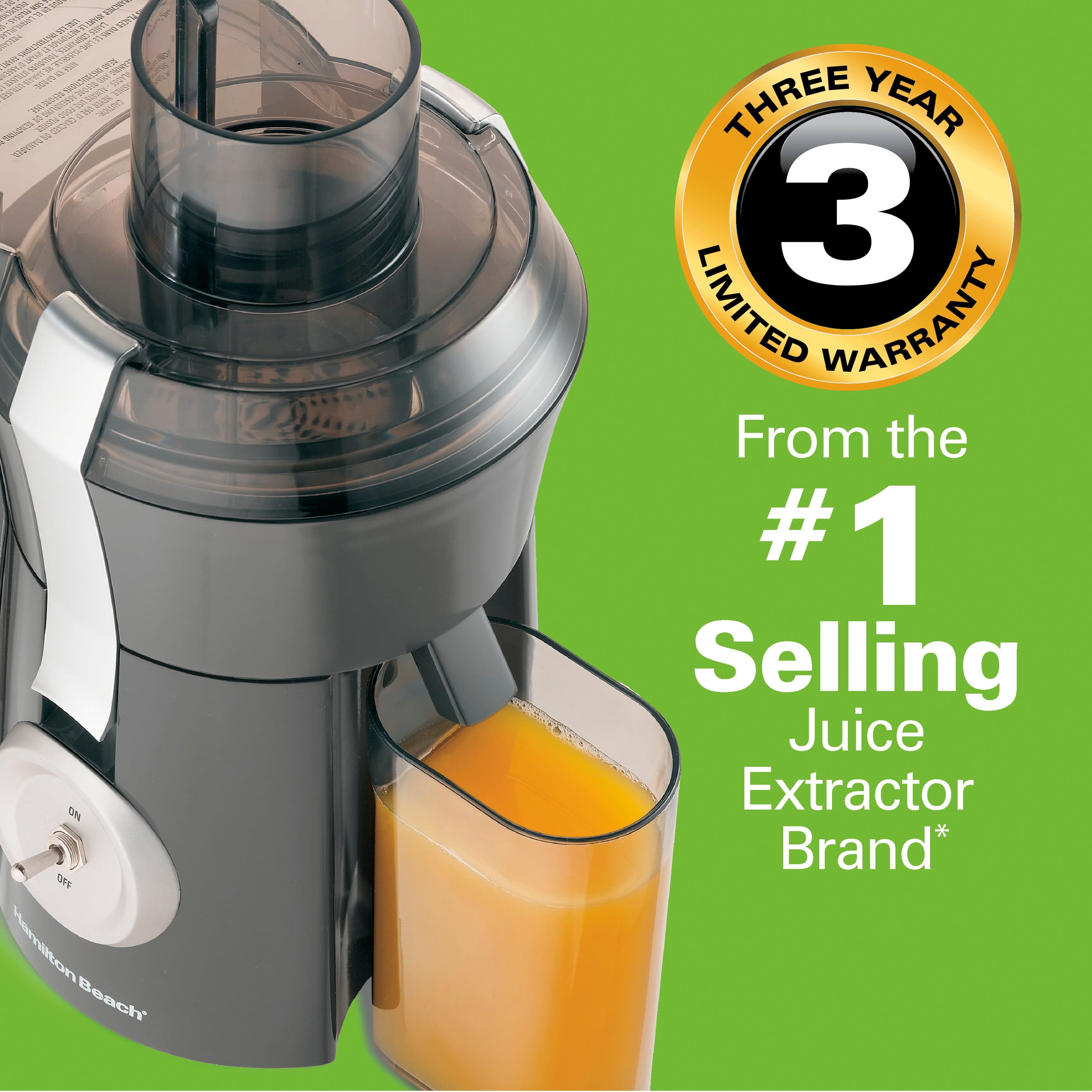 Alt View 11. Hamilton Beach - Big Mouth Pro Juice Extractor - Black.