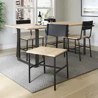 Sauder - Boulevard Café Dining Chair Set of 2 - Black/Tan - Angle_Zoom