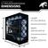 TCMHORRTU5A00BM
CLX HORUS CREATOR WORKSTATION NVS
DIMENSIONS
Length: 477 mm (18.8 in)
Width: 239 mm (9.4 in)
Height: 528 mm (20.8 in)