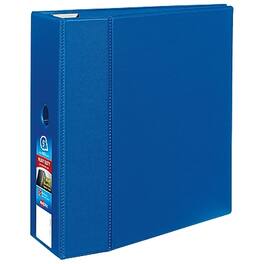 Avery - Heavy Duty 5" 3-Ring Non-View Binders with Thumb Notch, One Touch EZD Ring - Blue