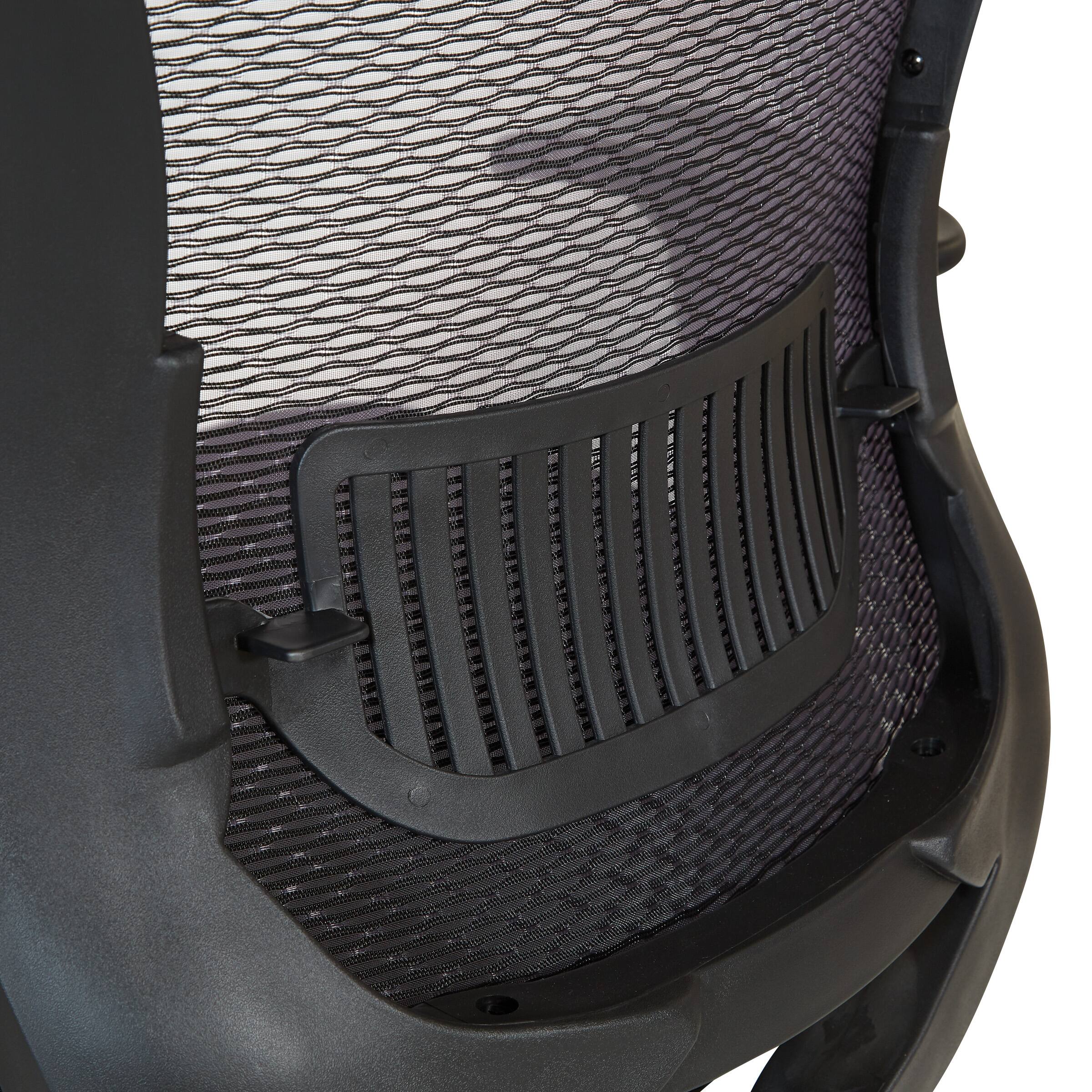 Alt View 5. Office Star Products - Dark Air Grid Back Managers Chair - Black.