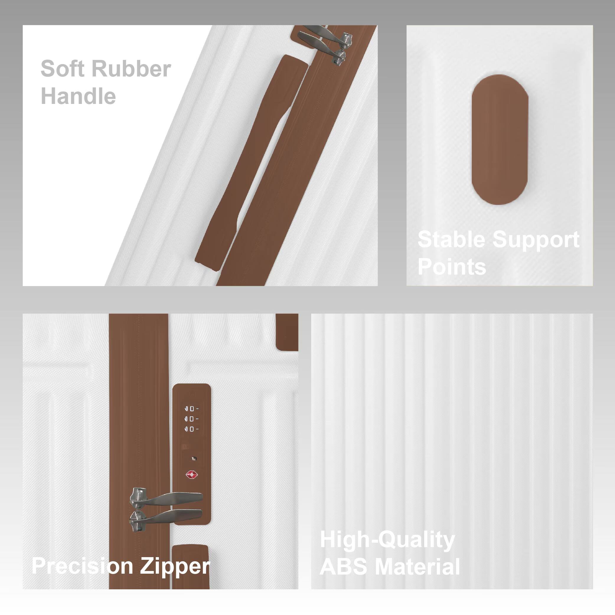 - Soft Rubber Handle
- Stable Support Points
- Precision Zipper
- High-Quality ABS Material