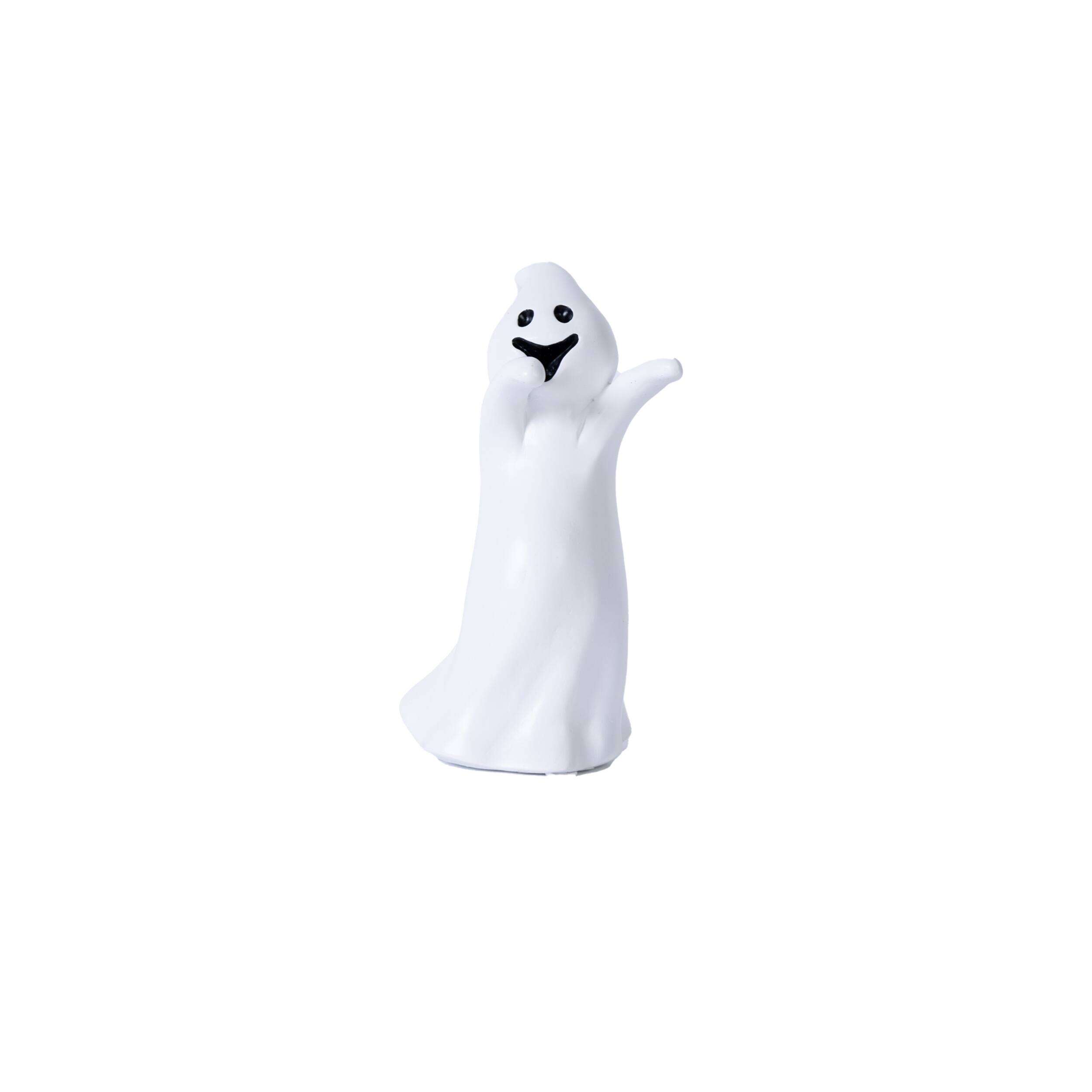 Left. BreeBe - Spooky Ghost Figurine (Set of 3) - White.