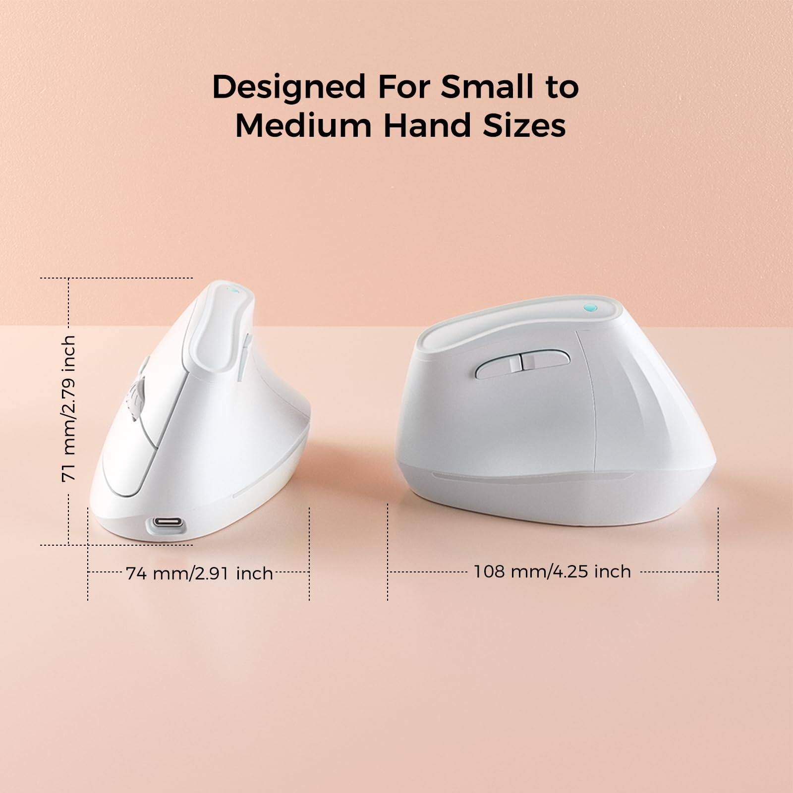 Designed For Small to Medium Hand Sizes

79 mm/2.79 inch

71 mm/2.91 inch

74 mm/2.91 inch

108 mm/4.25 inch