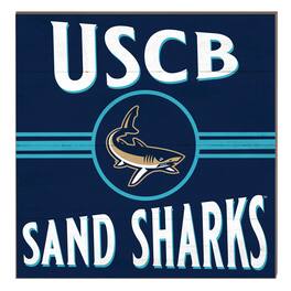 Jardine - South Carolina Beaufort Sand Sharks 10" x 10" Retro Team Sign - Navy