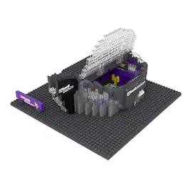 Forever Collectibles - Minnesota Vikings NFL BRXLZ Mini Stadium 857-Piece Building Block Set - Gray