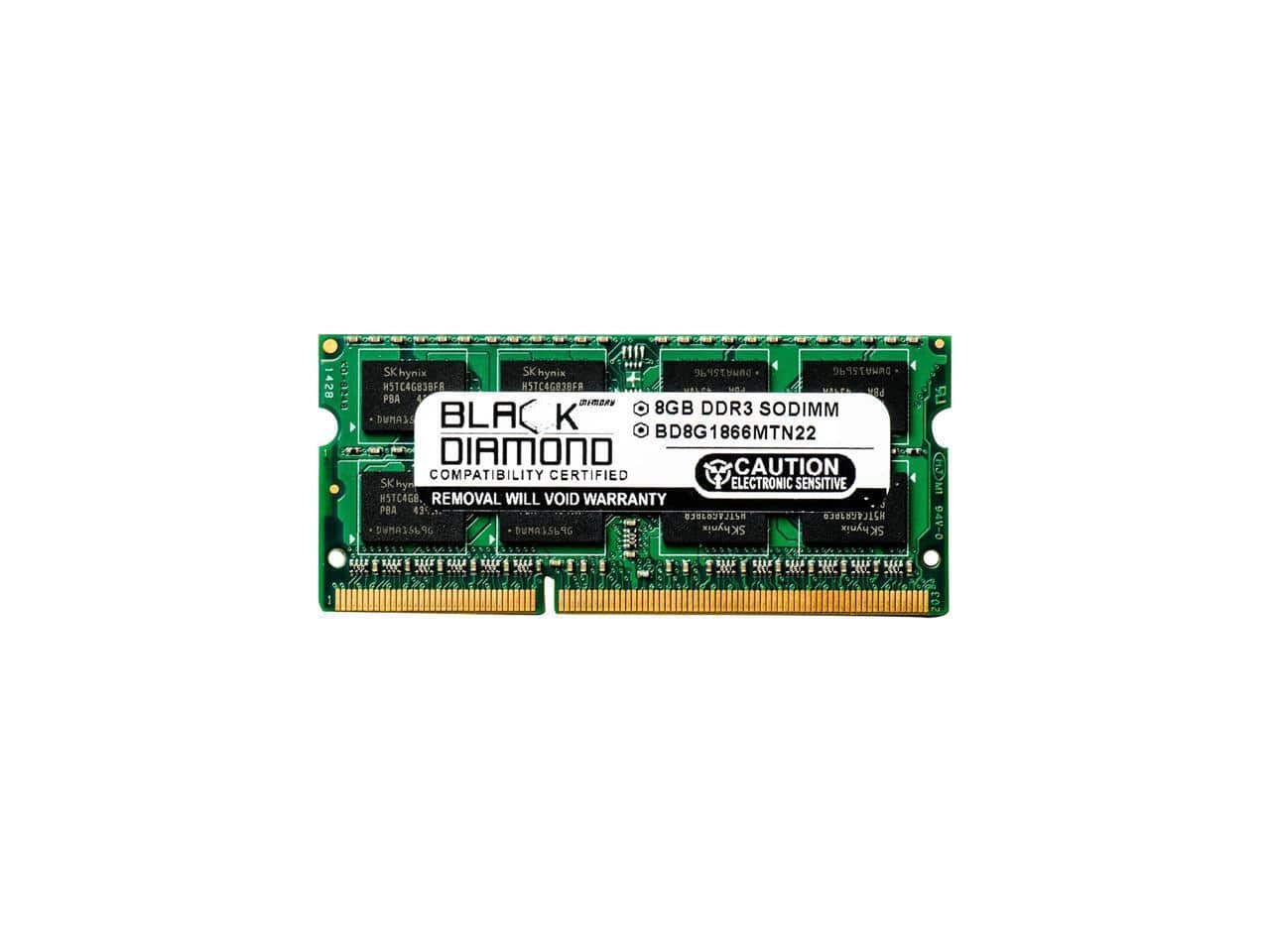Black Diamond - memory 8gb 204-pin ddr3 so-dimm ddr3 1866 (pc3 14900) notebook mem