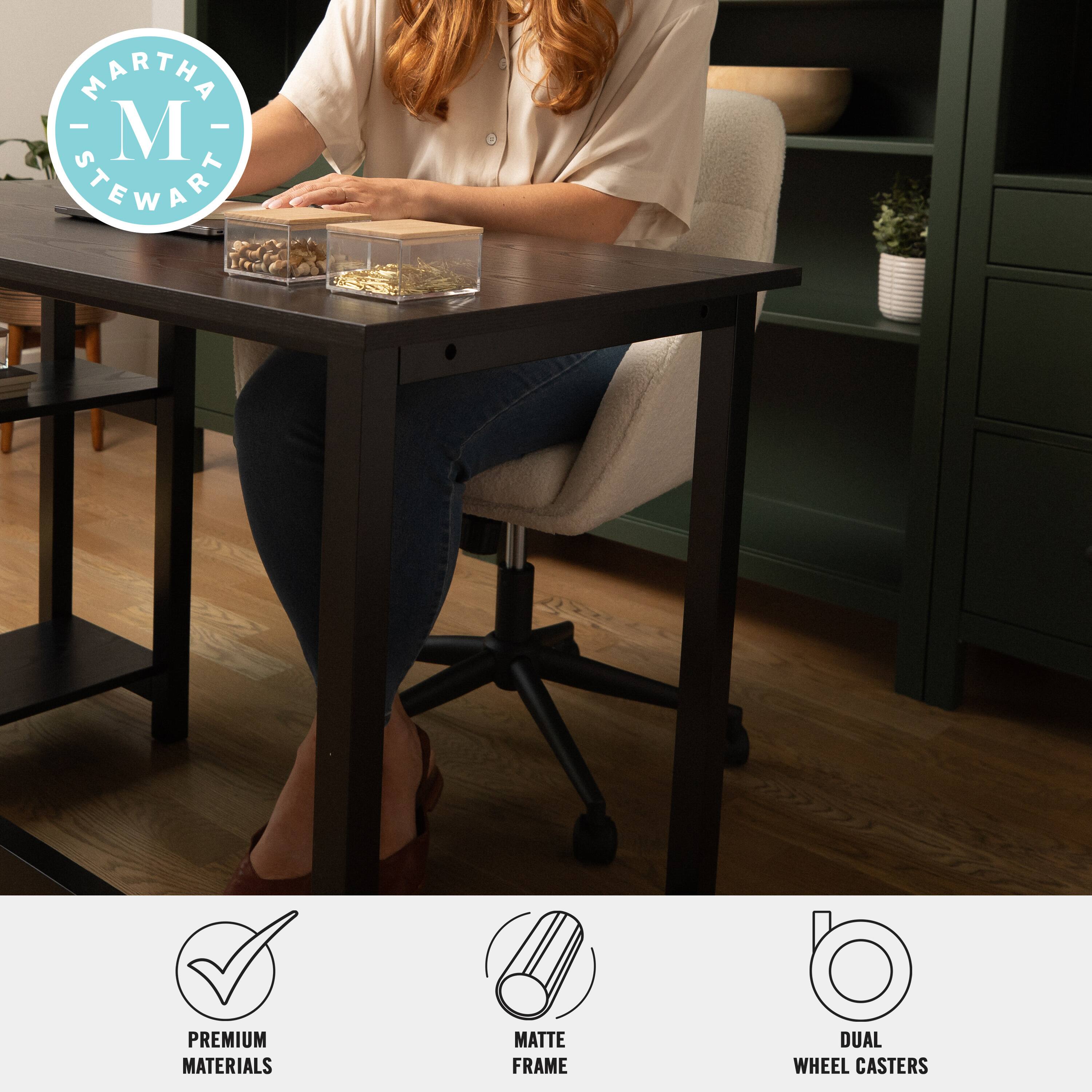 Martha Stewart Premium Materials U Matte Frame with Dual Wheel Casters