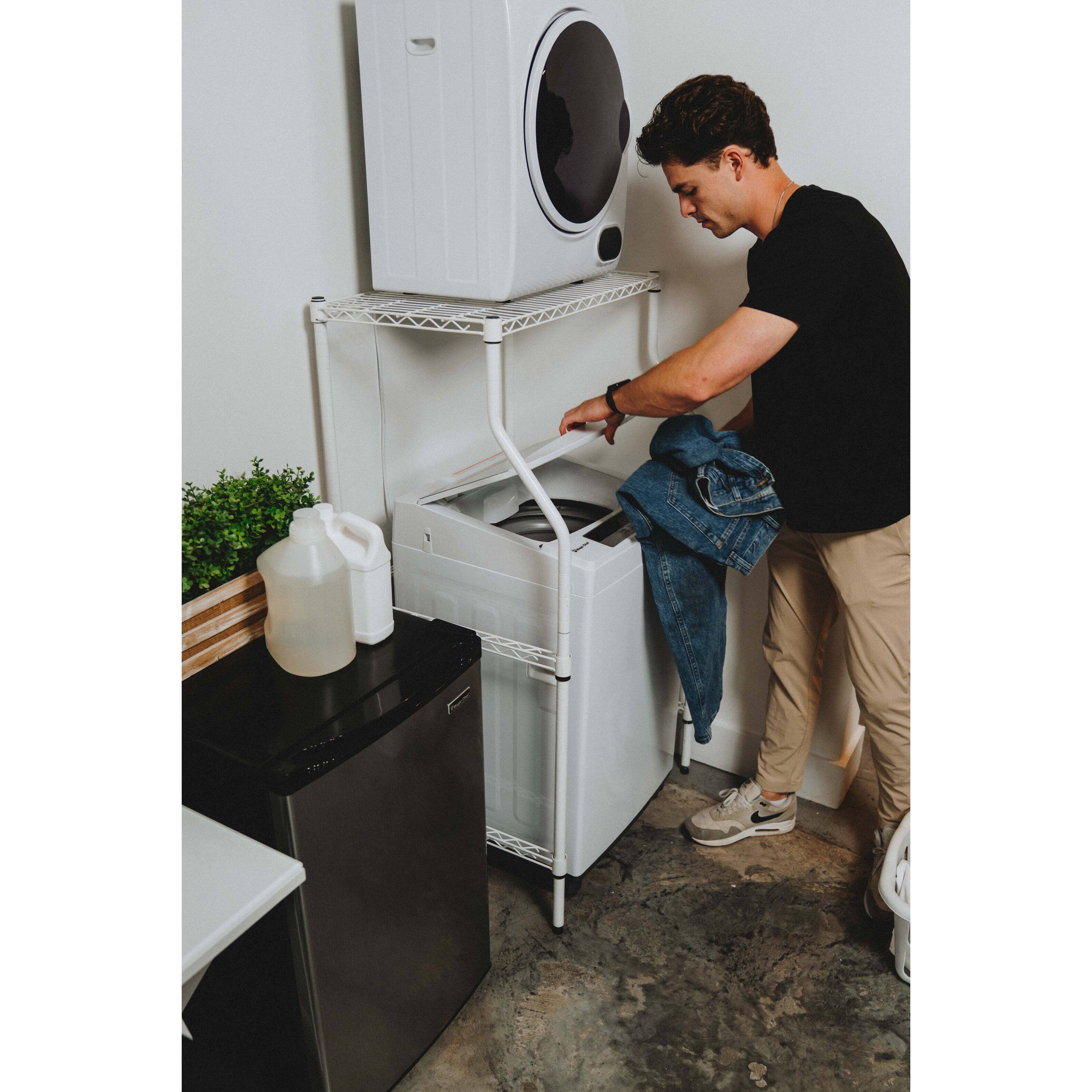 Alt View 6. Magic Chef - 1.5 cu ft. Vented Compact Electric Dryer in White with Sensor - White.