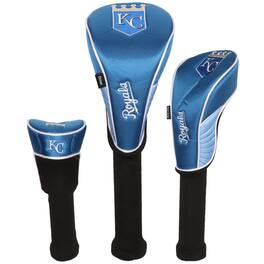 Team Effort - Kansas City Royals Driver Fairway Hybrid Set of Three Headcovers - Multicolor