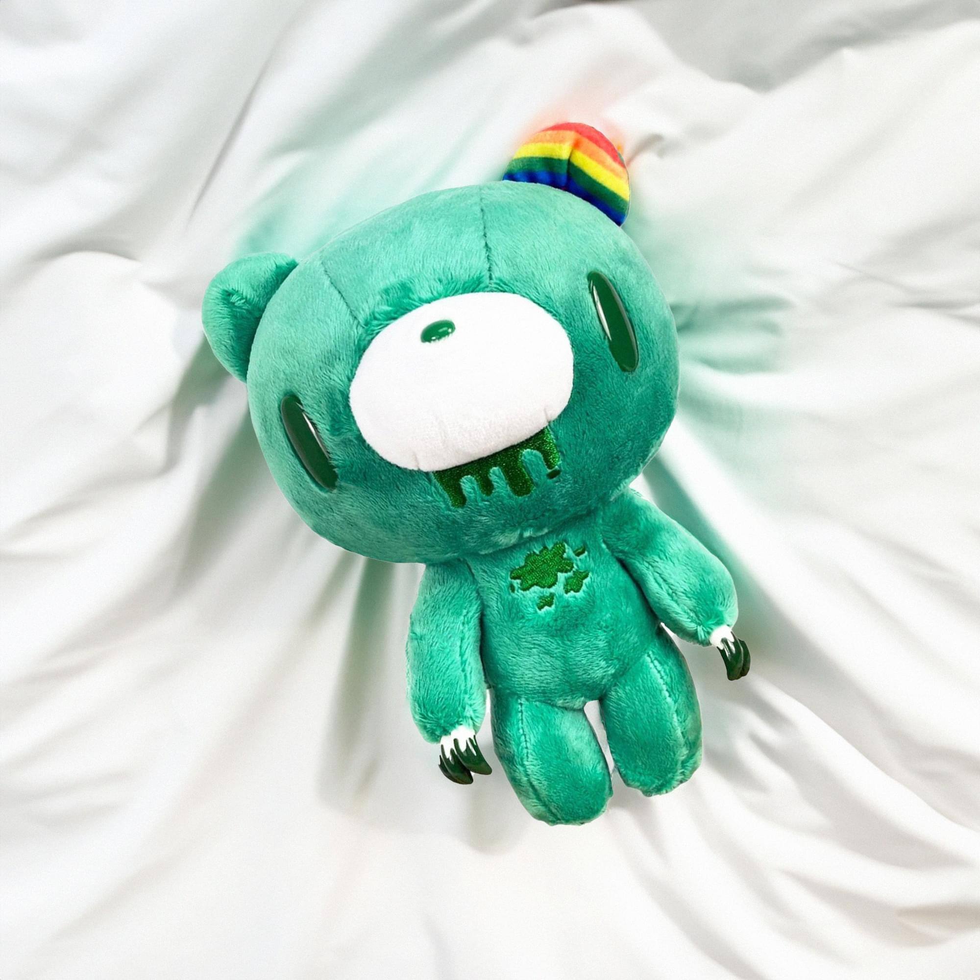 Alt View 2. Great Eastern - Gloomy Bear Green 8 Inch Collector Plush - Green.