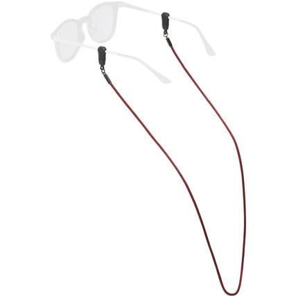 Front. Chums - Chums Waxed Cotton Sunglasses Eyewear Retainer - Adobo Red - Red.