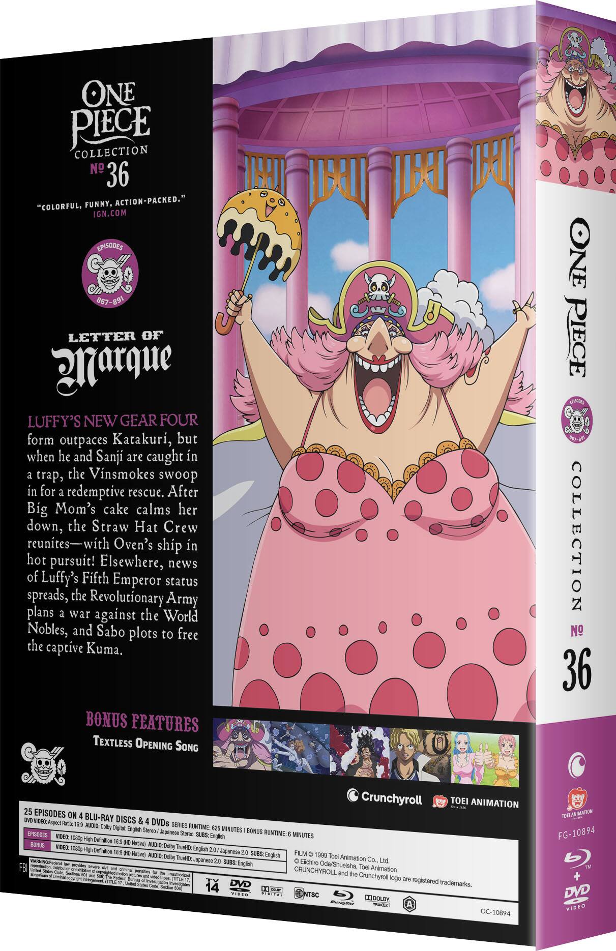 Alt View 1. One Piece: Collection 36   - BLU-RAY.