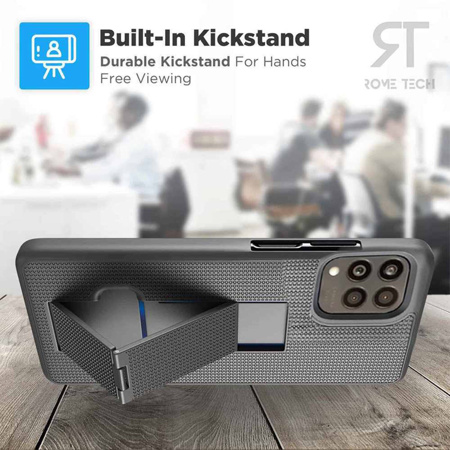 8 Built-In Kickstand  
Durable Kickstand For Hands Free Viewing  
ROVE TECH