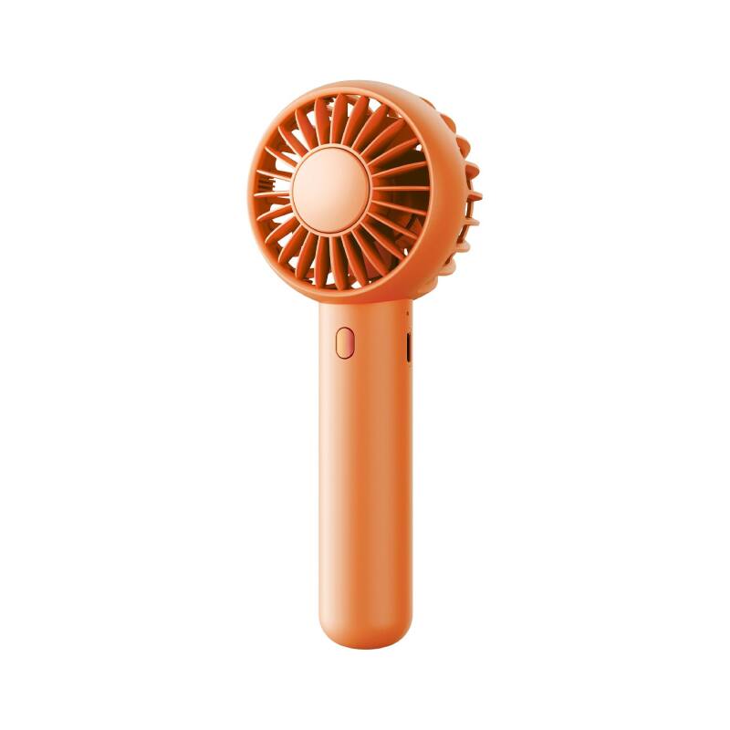 Front. Mullets Homeiances - Powerful Lightweight Portable Mini Fan - Orange.