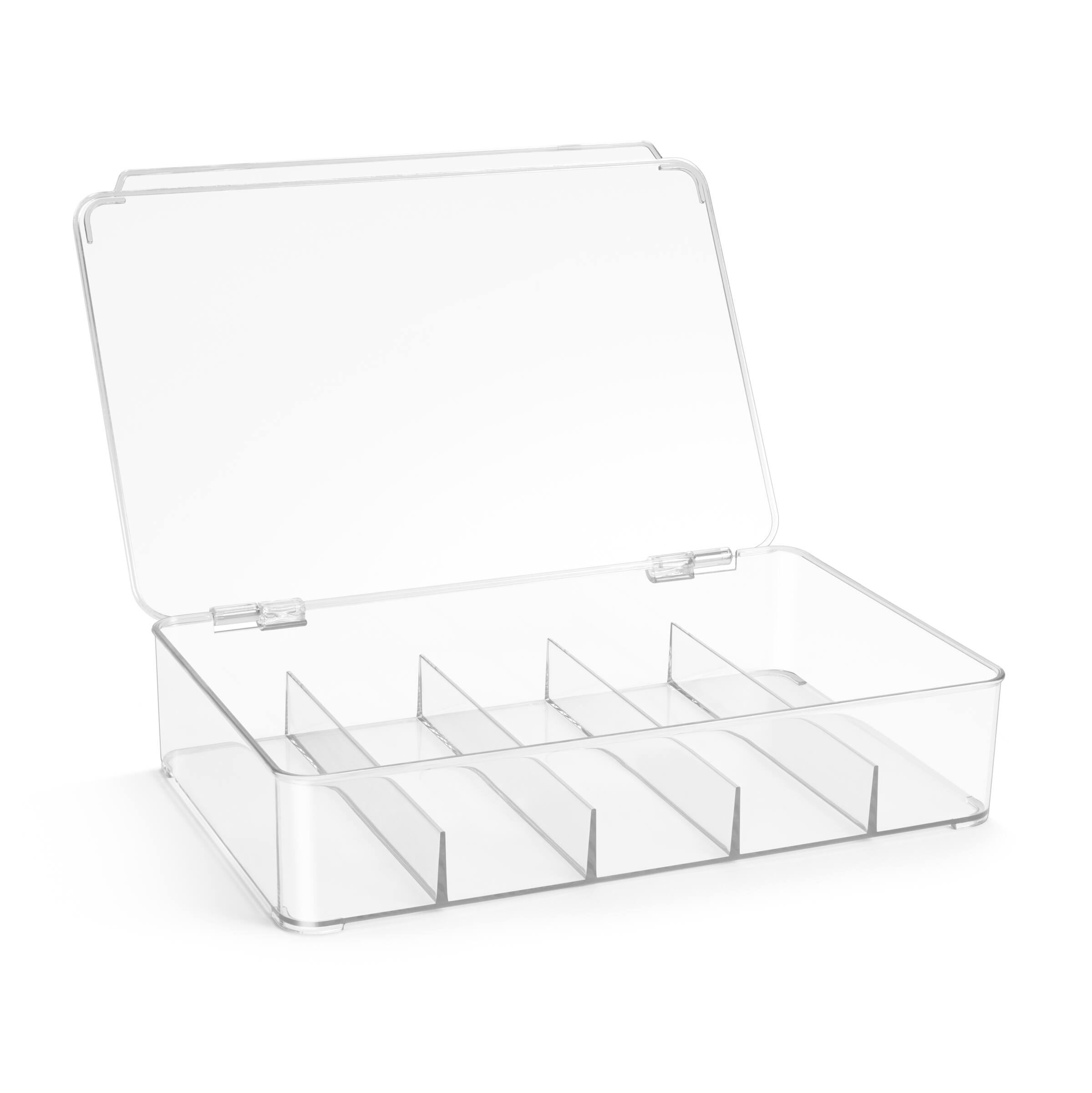 Alt View 10. Sorbus - Sorbus Lego Storage Case - Plastic Stackable Organizers and Storage Container for Sorting Jewelry, Small Toys, Blocks, - Clear 1 Pack.