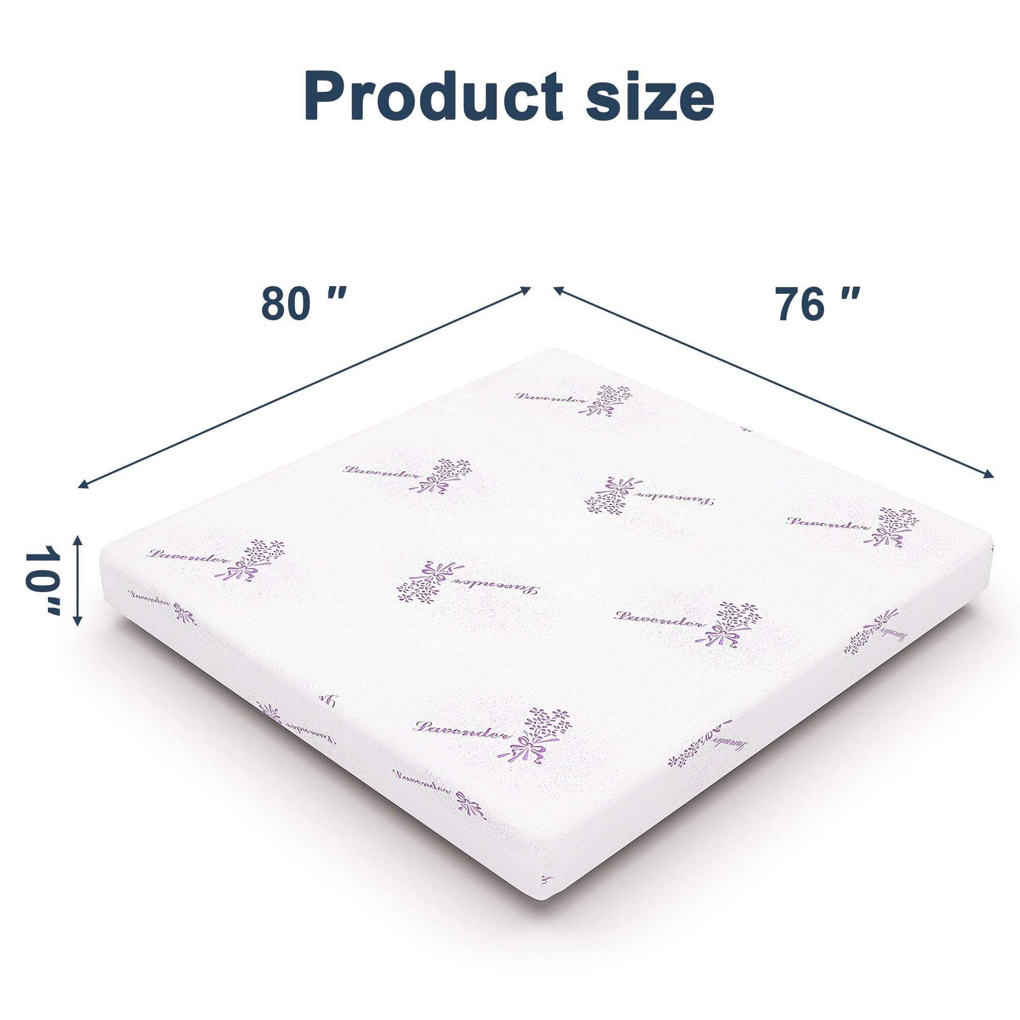 Product size: 80" x 76" x 10"