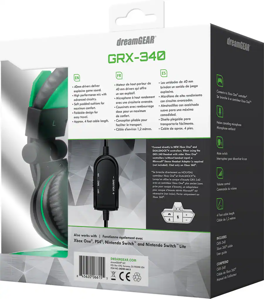 Pcb Layout Ps5 Wired Headset DreamGear GRX 340 Headset with Boom Mic and In Line ...