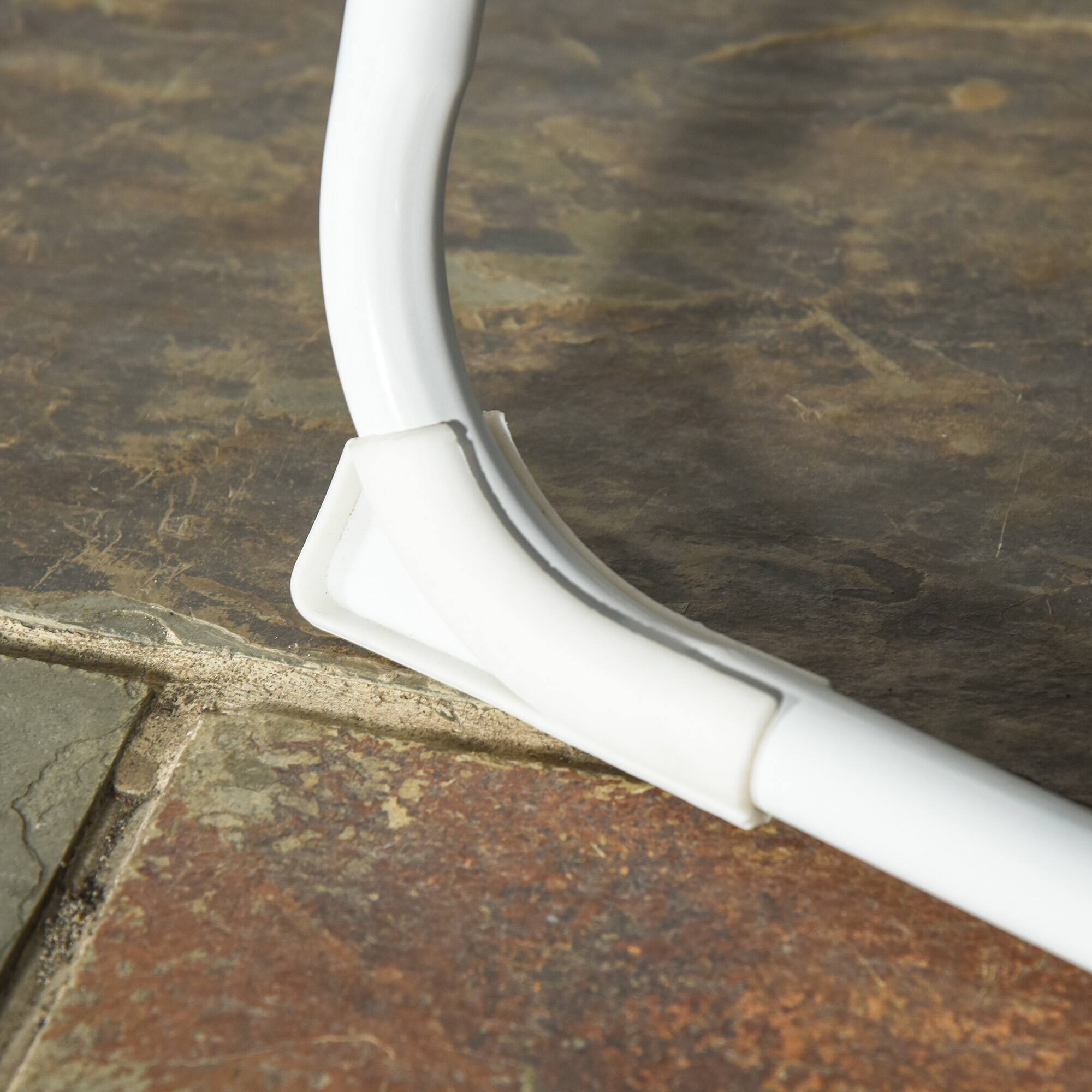 Alt View 8. Outsunny - Folding Lounge Chair, Portable Outdoor Chaise Lounge, Sun Tanning Chair with 4-Position Reclining Back, Armrests - Dark Gray.