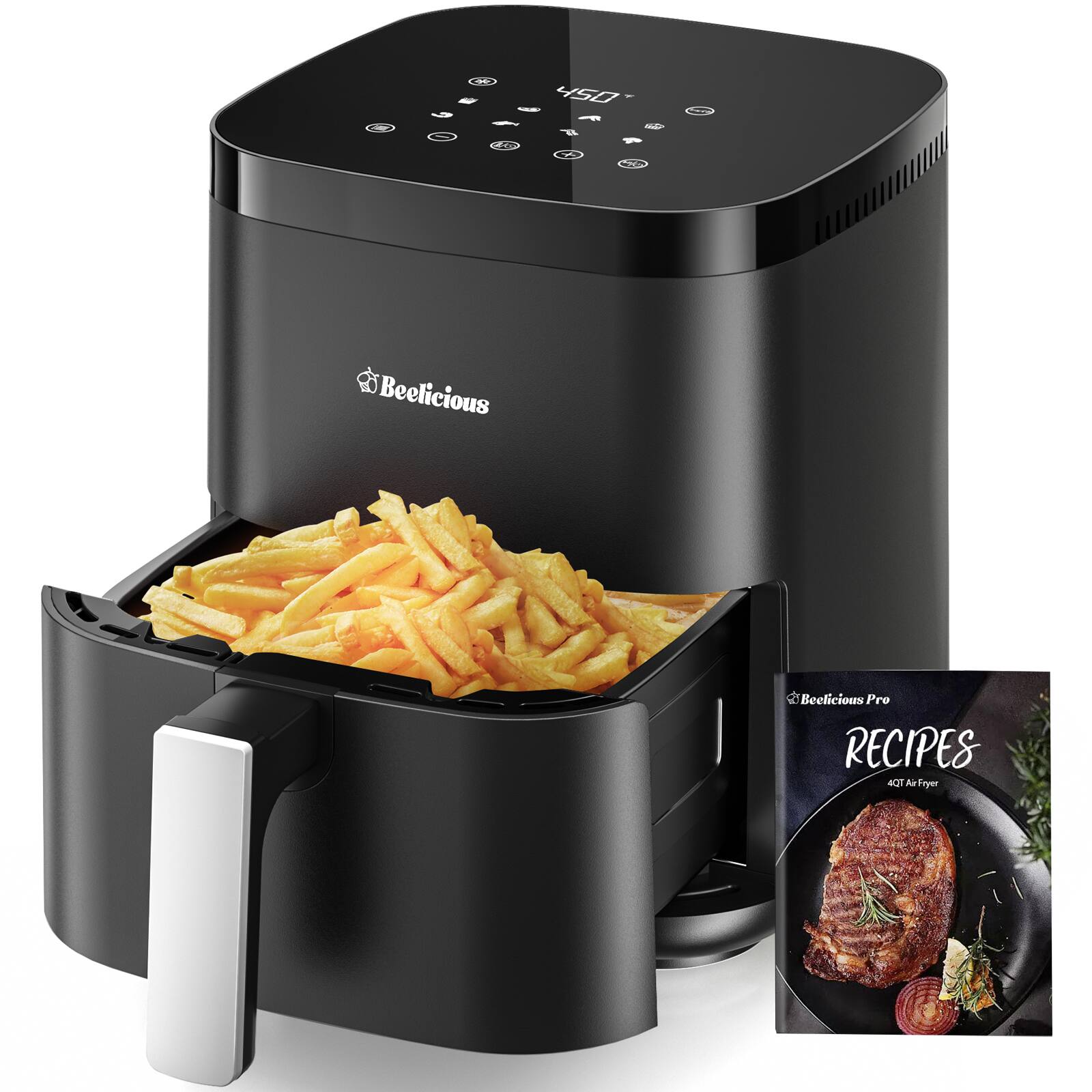 450 Beelicious 2 Beelicious Pro RECIPES 4QT AirFryer
