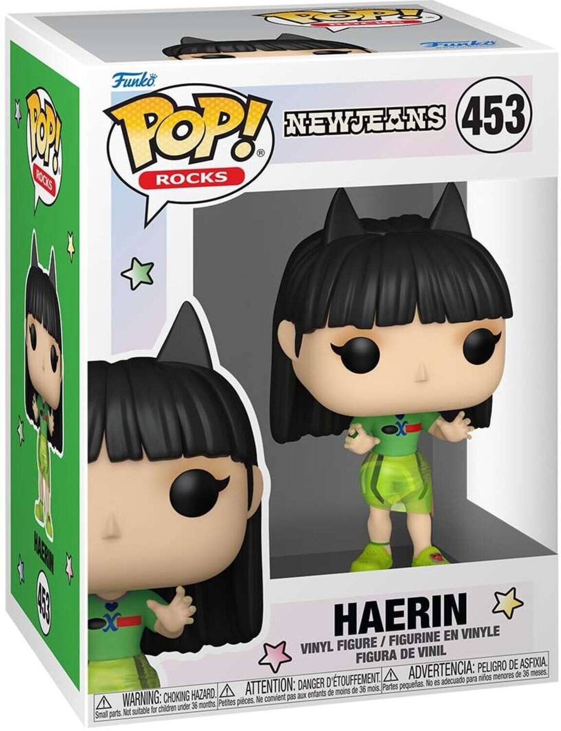 Funko 1 POP! NEWJEANS 453 ROCKS ROCKS BA AE3 X HAERIN EN VINYLE FIGURE I FIGURINE VINYL DE VINIL FIGURA ASFIXIA. ADVERTENCIA: PELIGRO DE menores de 36 meses. D'TOUFFEMENT. adecuado para nios ATTENTION: DANGER D Partes pequeas. No es de moins de 36 mois, CHOKING HAZARD. convient pas aux enfants WARNING: under 36 months Petites pices. Ne Not suitable for children Smal parts