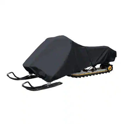 Front. Pyle - Pyle 138” Universal Heavy-Duty Snowmobile Cover – Waterproof, Weather Resistant, with Dual Air Vents.