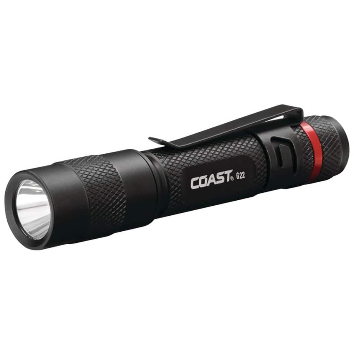 Coast - COAST® G22 100 Lumen BULLS-EYE™ Spot Beam LED Penlight, Battery Included - Black