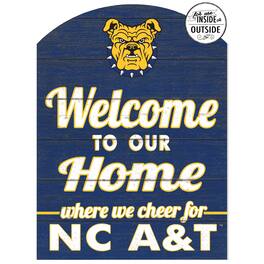 Jardine - North Carolina A&T Aggies 16'' x 22'' Marquee Sign - Blue