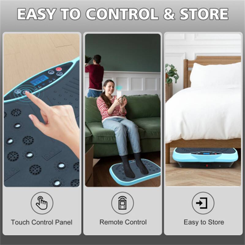 EASY TO CONTROL & STORE

Touch Control Panel
Remote Control
Easy to Store