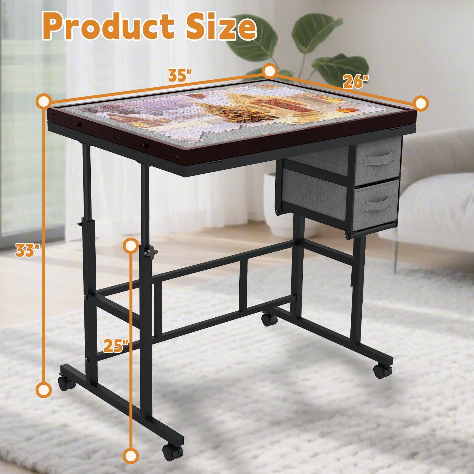 Product Size  
35" x 26" x 33" x 25"