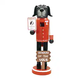 Santa's Workshop - Tennessee Volunteers 12" Beware Nutcracker - Orange
