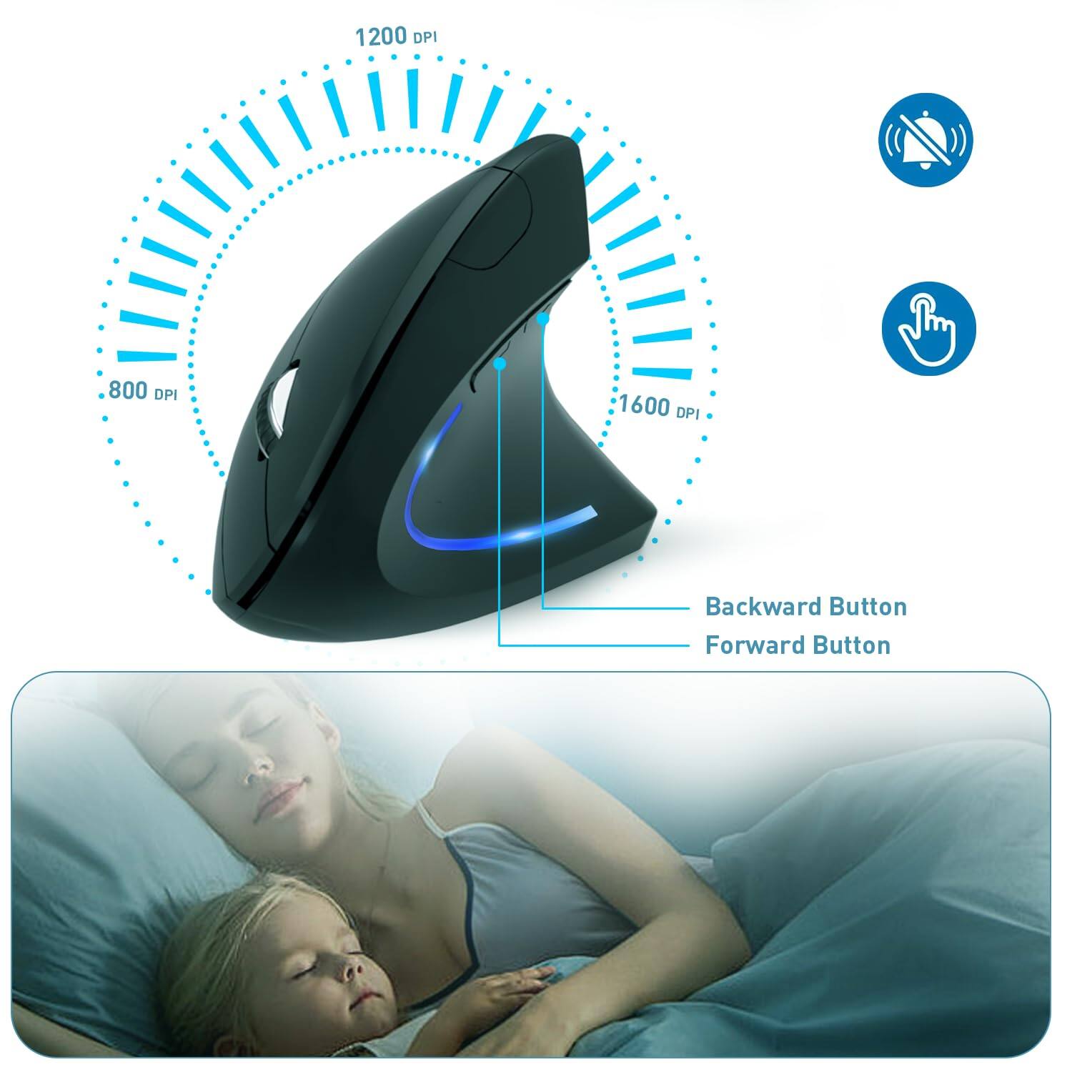 1200 DPI  
800 DPI  
1600 DPI  

Backward Button  
Forward Button